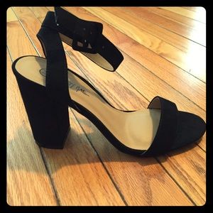 Black heels